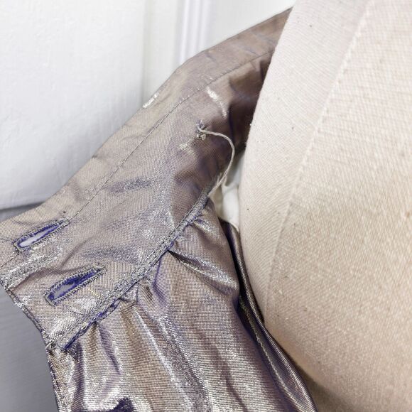 Vintage | Cathy Hardwick | Metallic | Bubble Balloon Puffball Skirt | 1980s - Picture 9 of 10